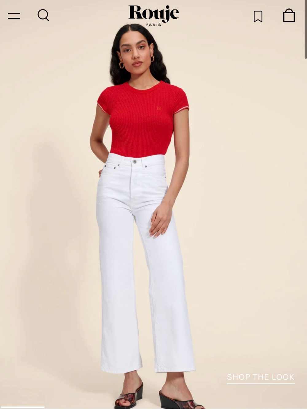 Rouje Concorde Jeans White